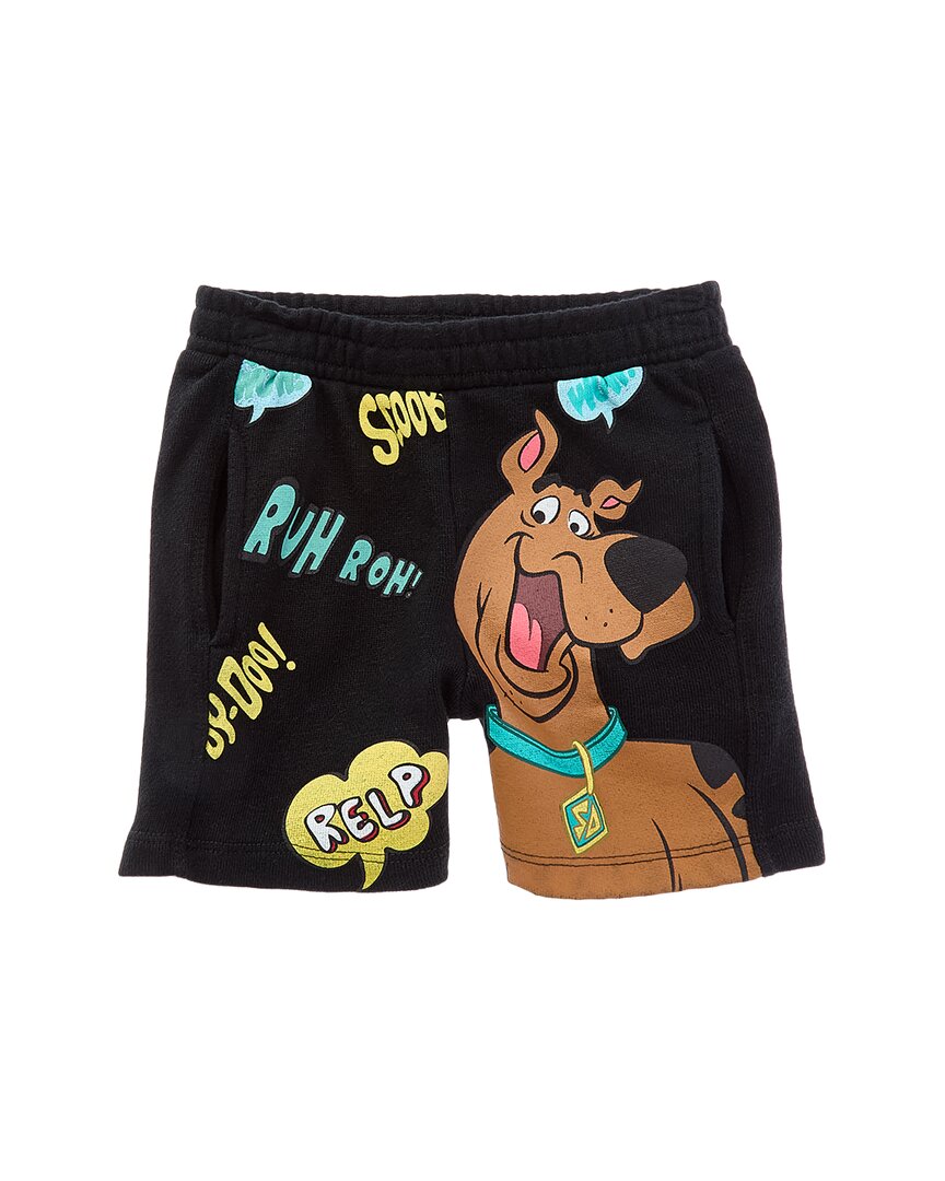 Chaser Scooby Doo Linen-blend Short In Black