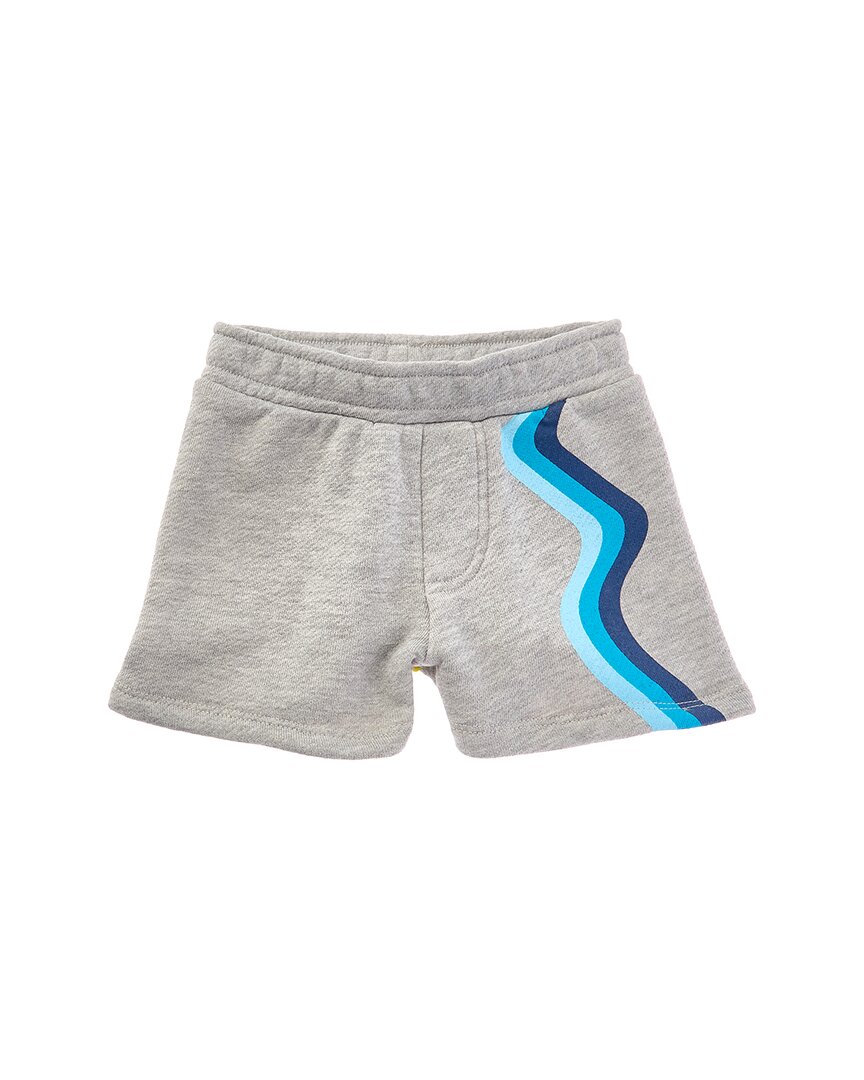 Chaser Zuma Terry Wide Leg Short In Gray