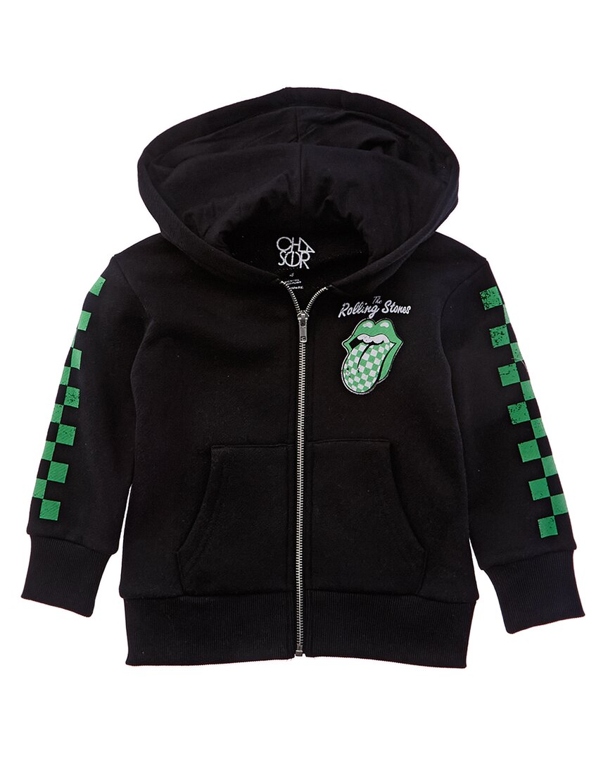 Chaser Zuma Paxton Zip Hoodie In Black