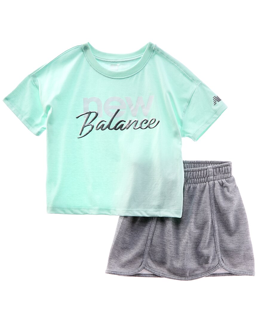 New Balance 2Pc T-Shirt & Scooter Set | eBay