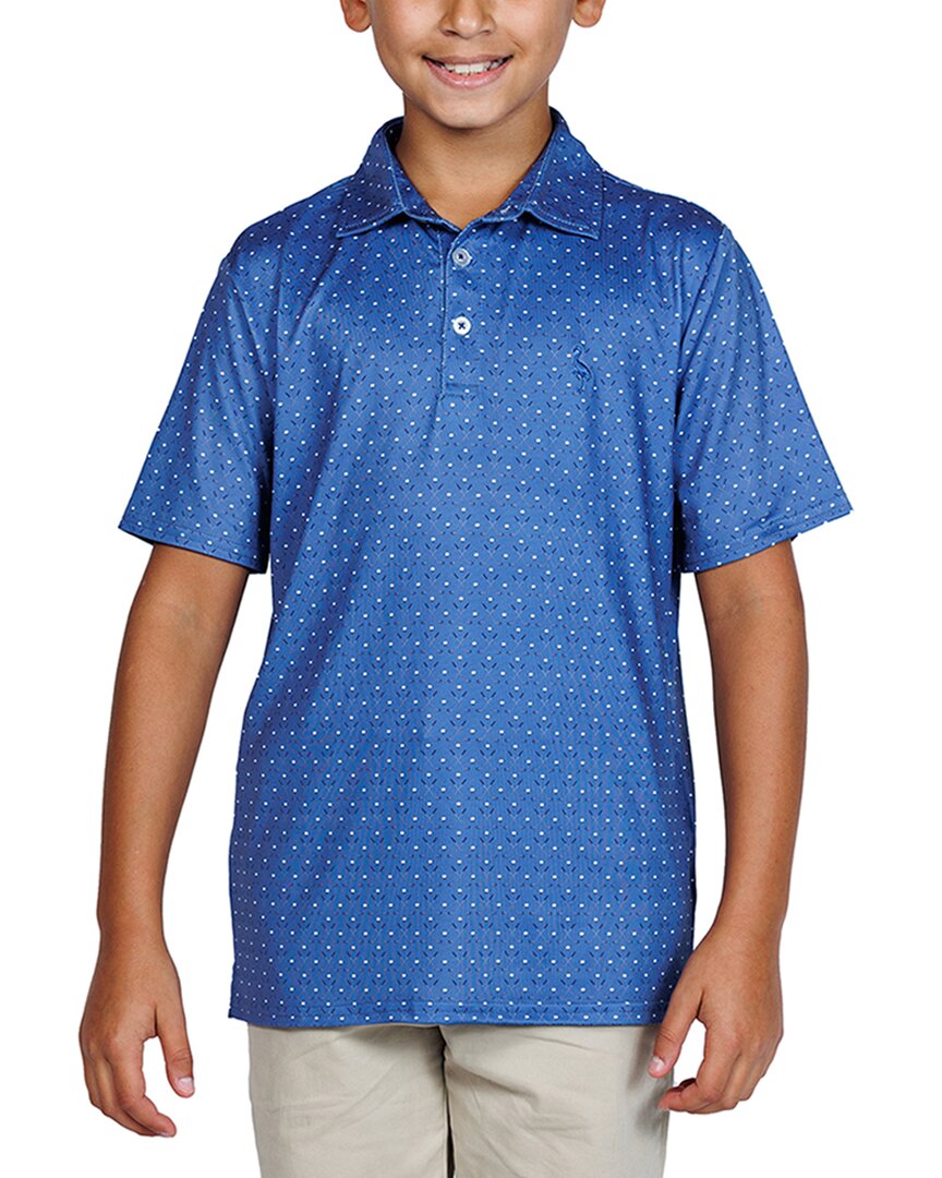 Tailorbyrd Golf Clubs Performance Polo Shirt In Blue