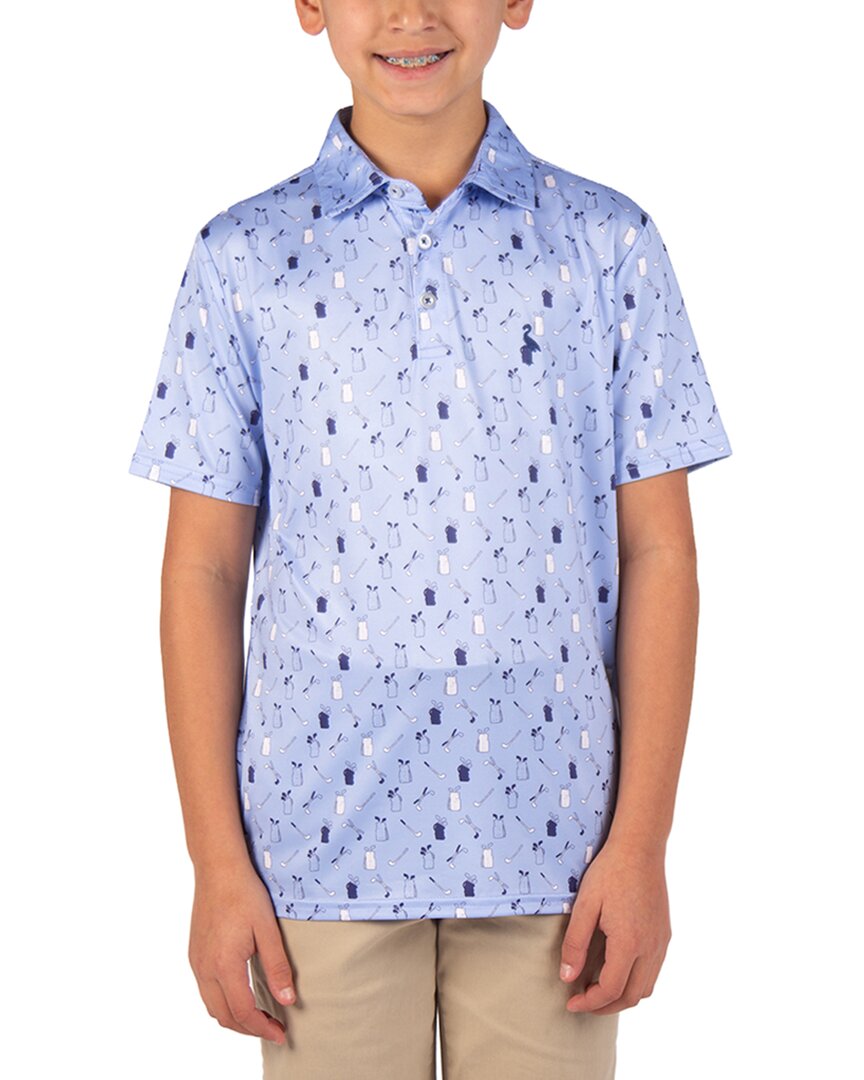 Tailorbyrd Golf Gear Performance Polo Shirt In Blue