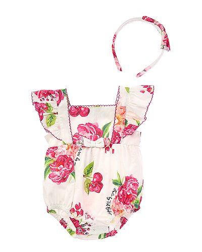 Ted Baker 2pc Romper & Headband Set