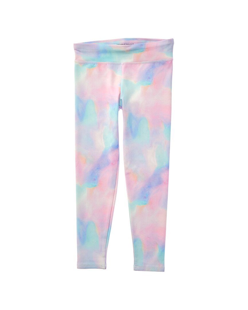 Threads 4 Thought Rainbow Cloud Print Legging In Pink
