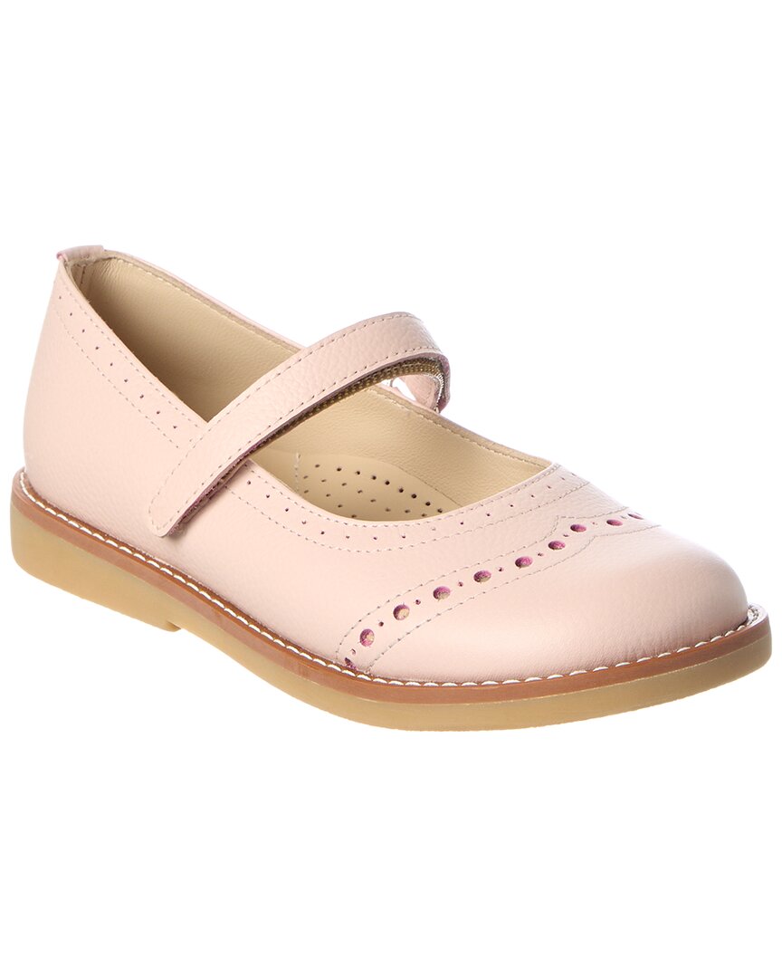 Elephantito Martina Leather Flat In Pink
