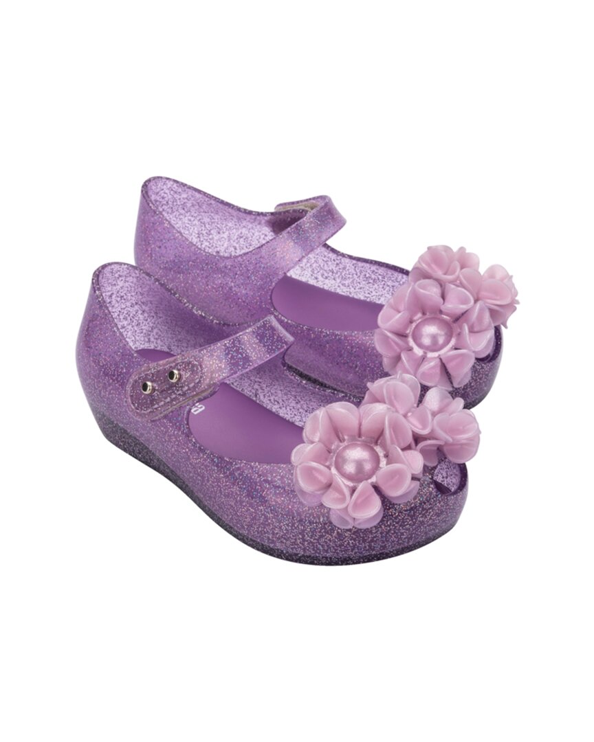Mini Melissa Ultra Girl Springtime Baby Ballerina Flat In Multi