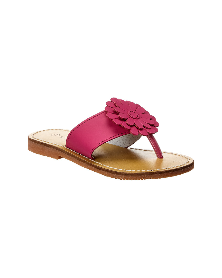 Image of L?Amour Double Flower Leather Thong Sandal