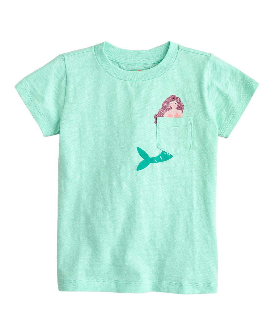 Image of crewcuts by J.Crew Mermaid Pocket Critter T-Shirt