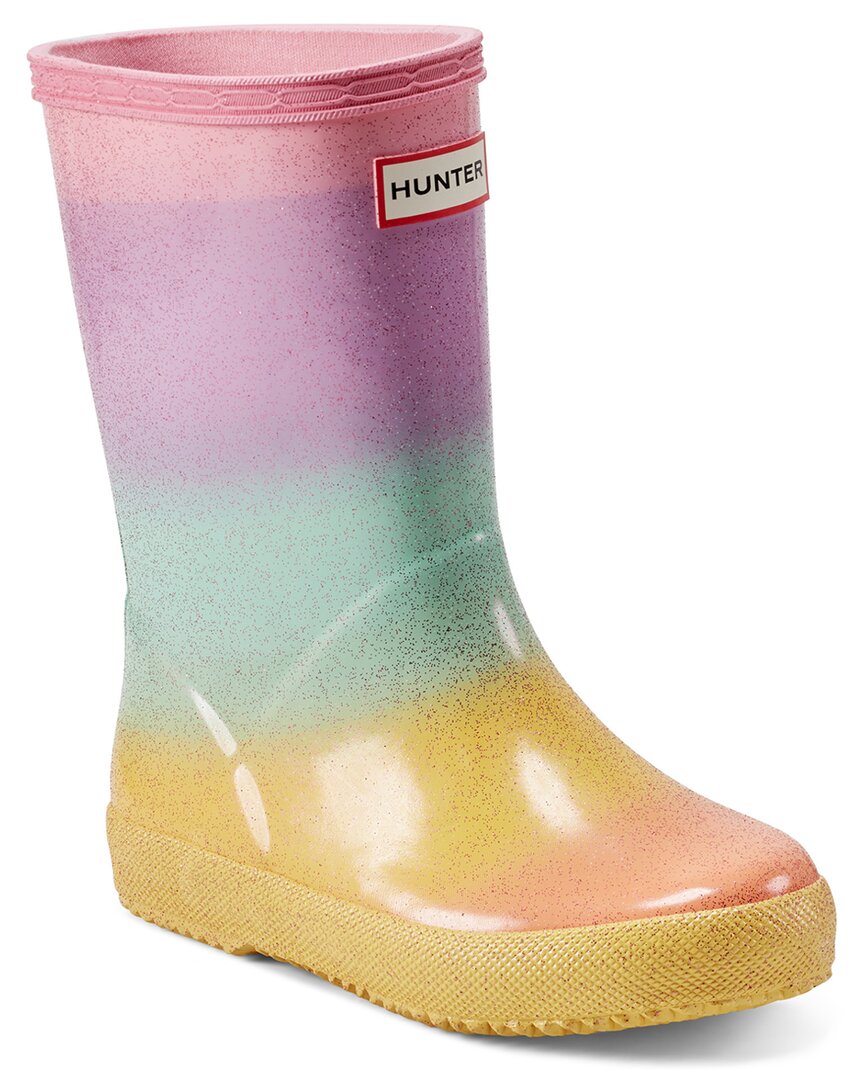 Hunter Rubber Rain Boot In Green