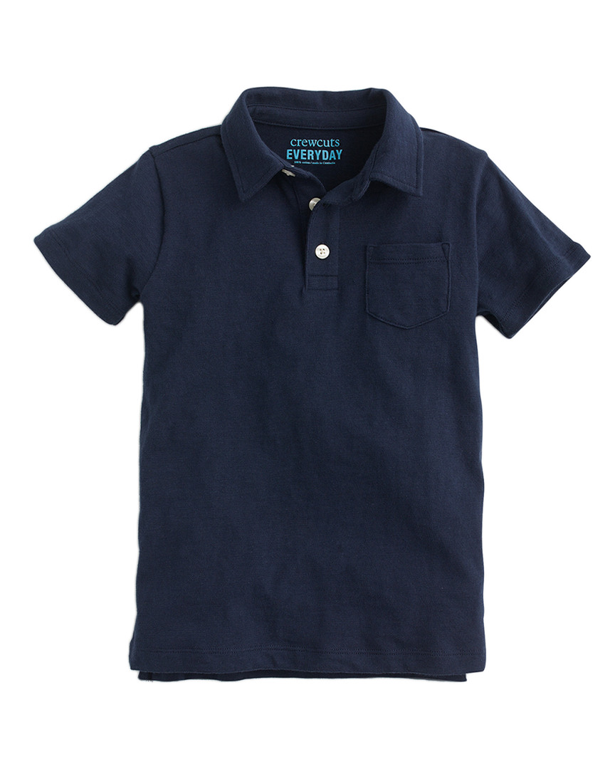 Image of crewcuts by J.Crew Slub Cotton Polo Shirt