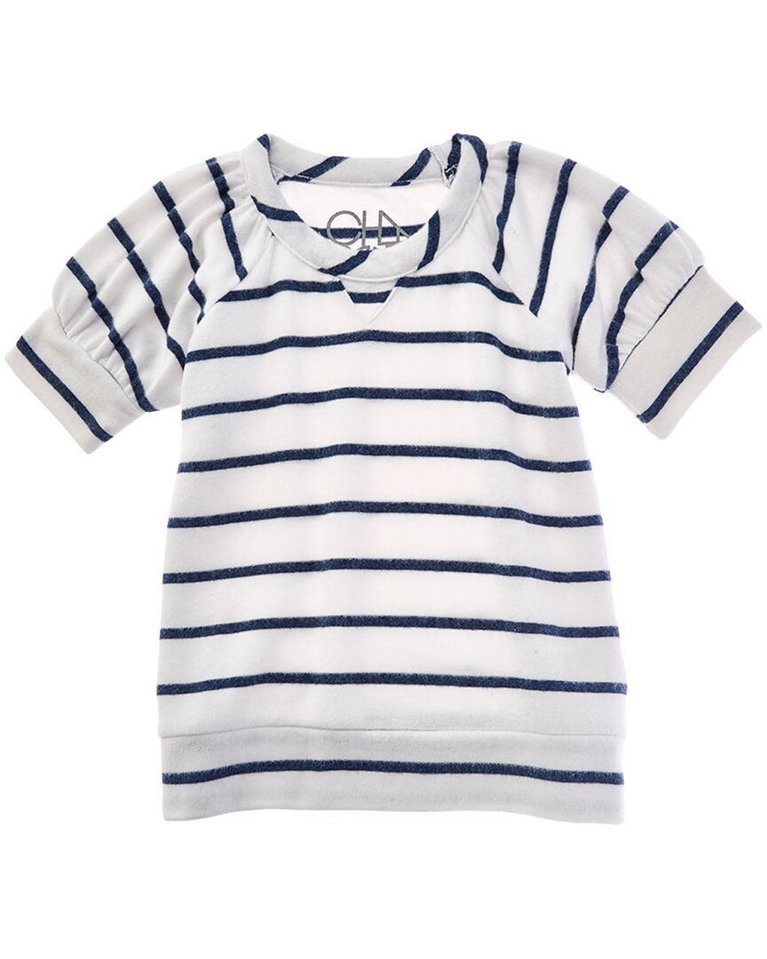 Chaser Rpet Bliss Knit Puff Pullover T-shirt In Multi