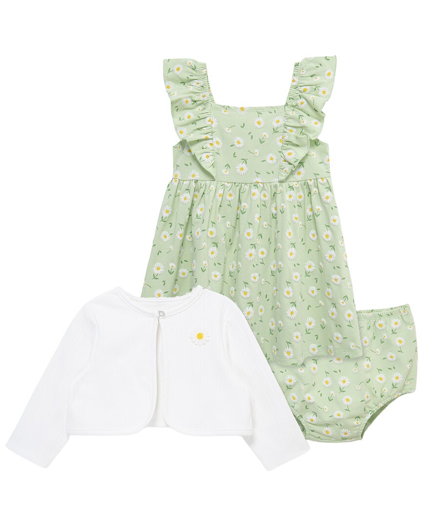 Little Me Daisy Knit Dress Set