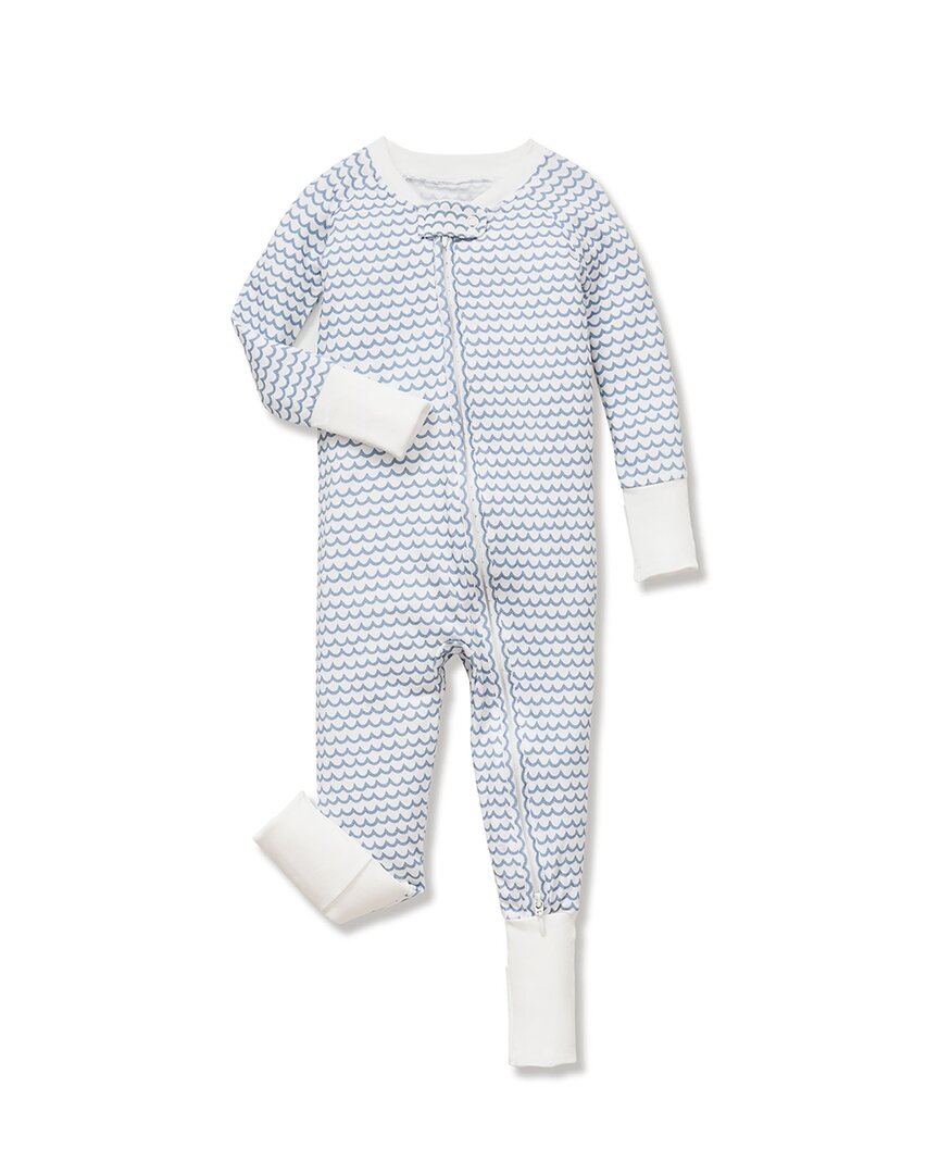 Petite Plume Peekaboo Romper In Blue