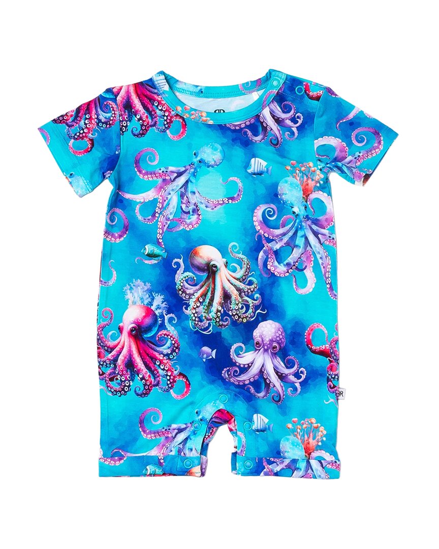 Bums & Roses Tenta-cool Shortie Romper In Blue