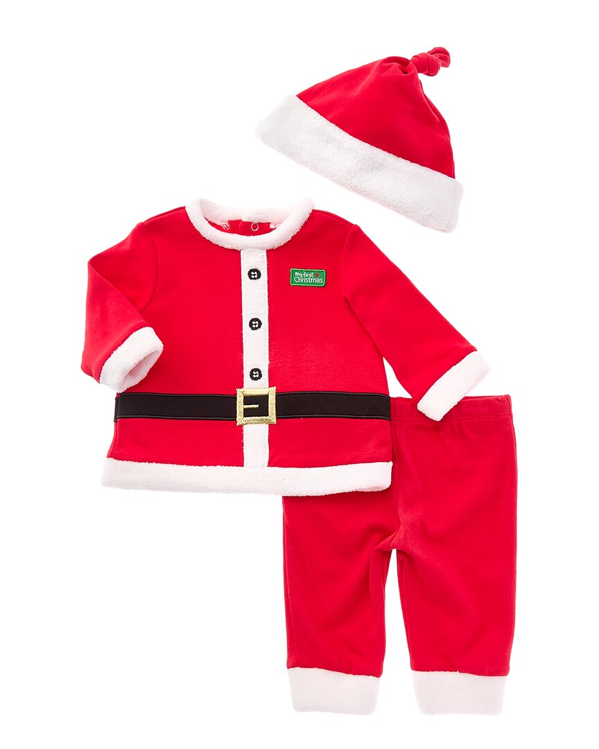 Little Me Santa Suit Set In Red