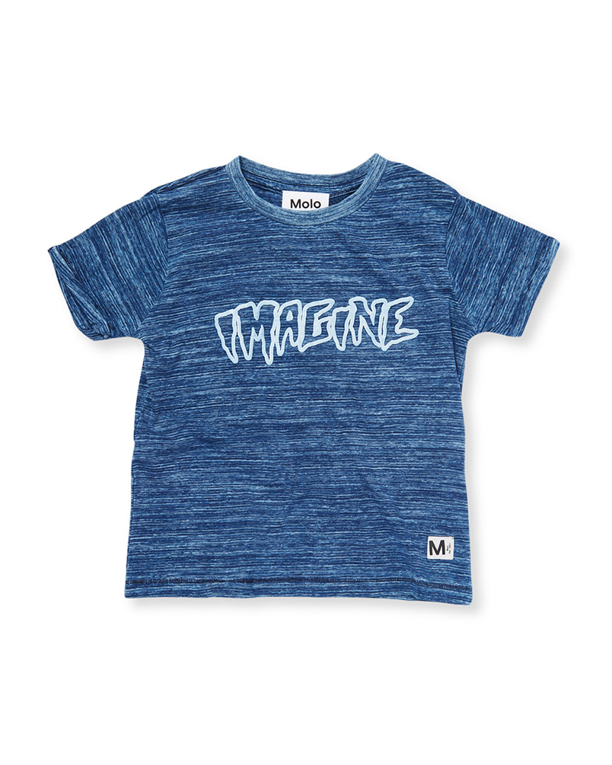Image of Molo Kid's Space-Dye Graphic T-Shirt