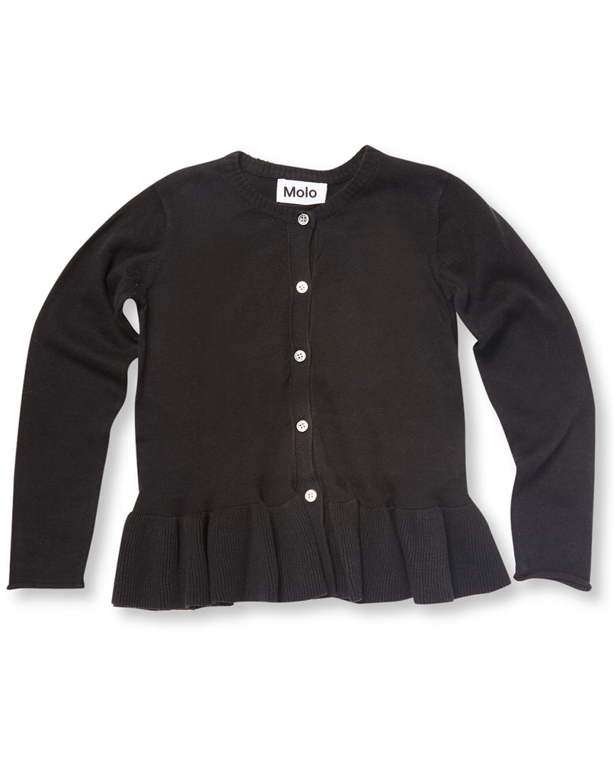 Image of Molo Little Peplum Cardigan