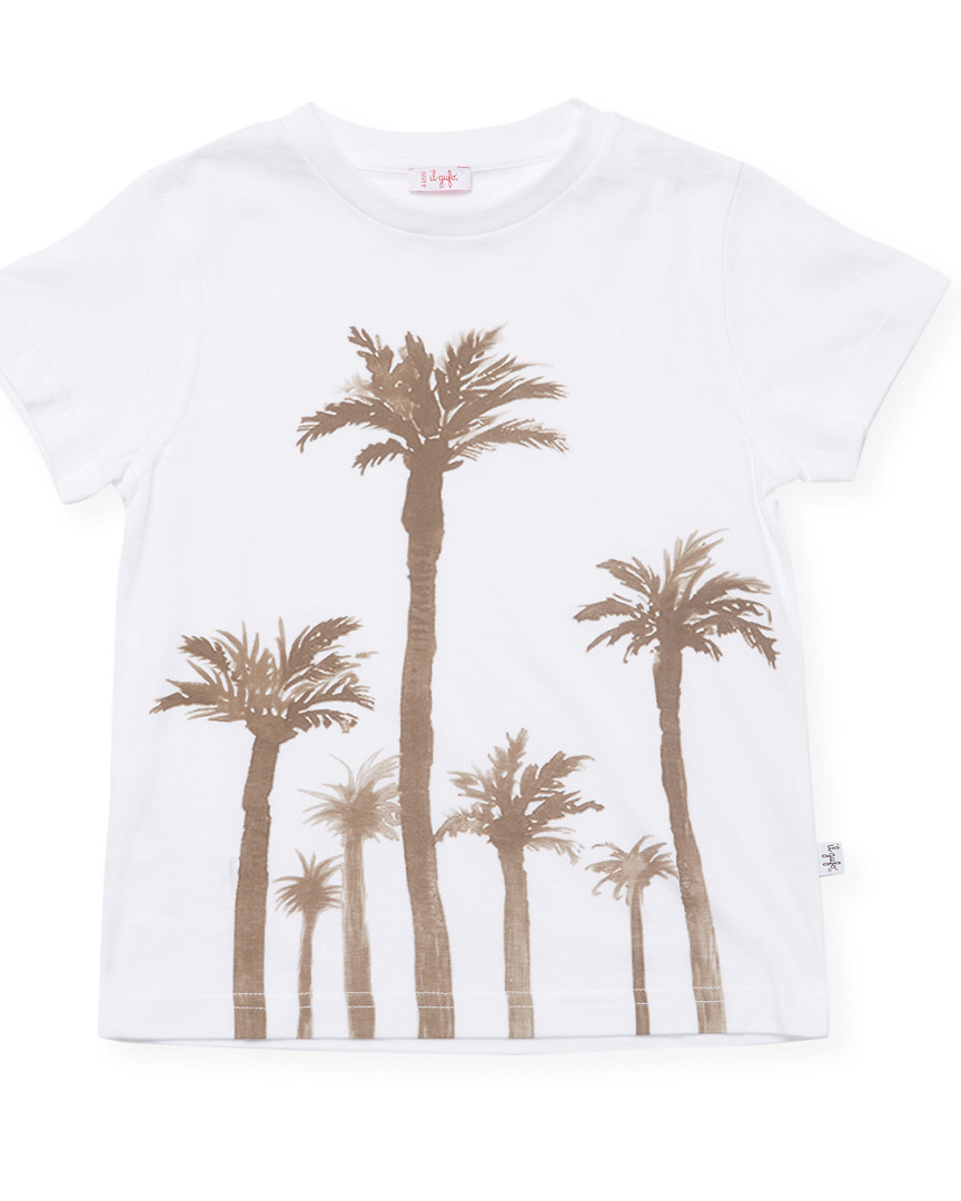 Image of Il Gufo Palm Tree T-Shirt