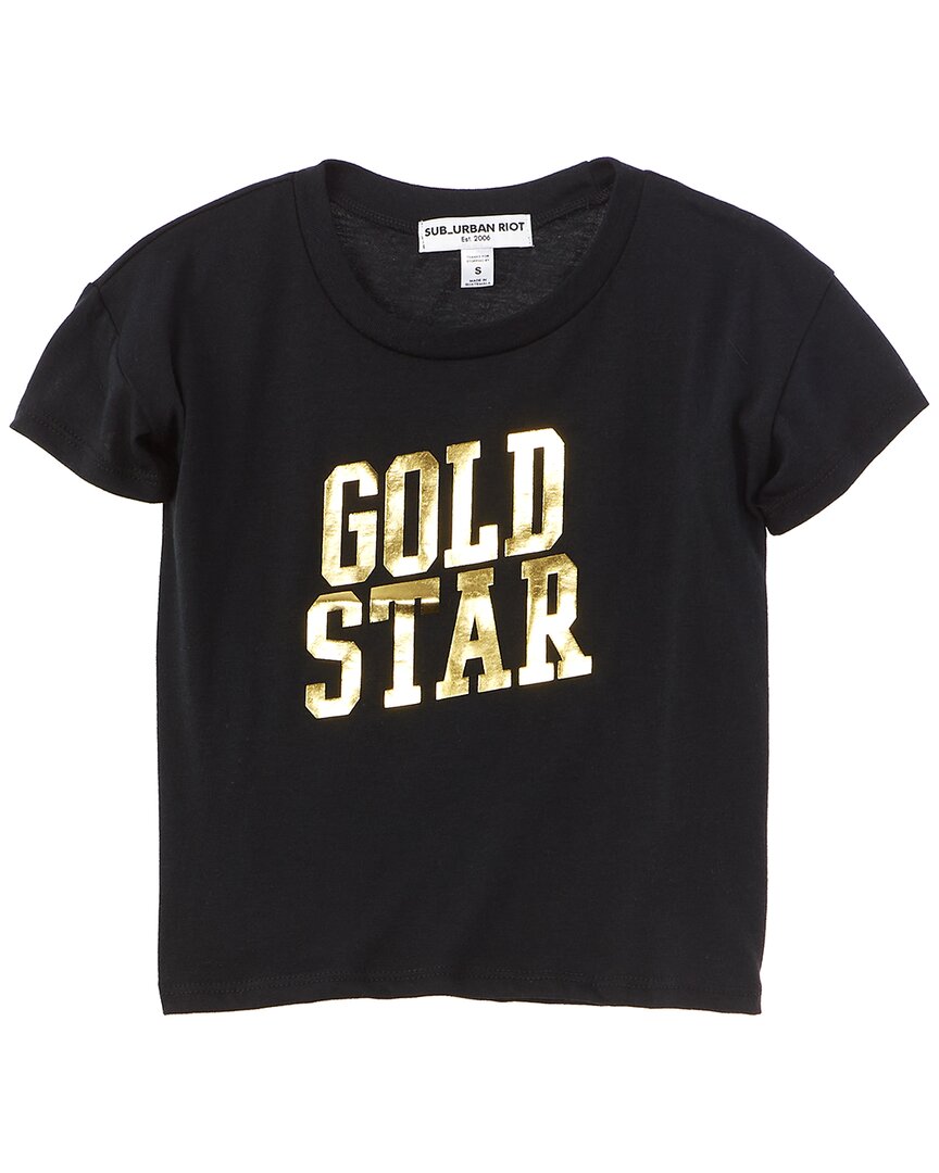 Image of Sub_Urban Riot Gold Star T-Shirt
