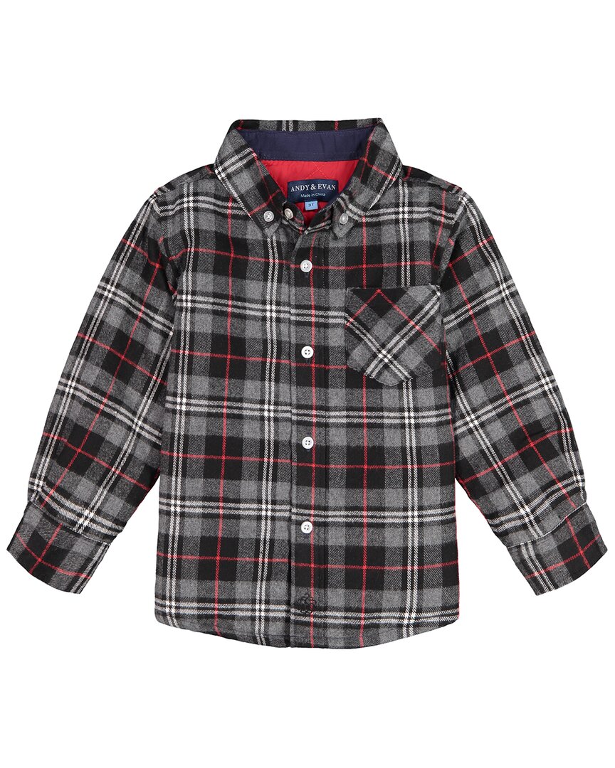 Image of Andy & Evan Quilted Flannel Gym Shirt