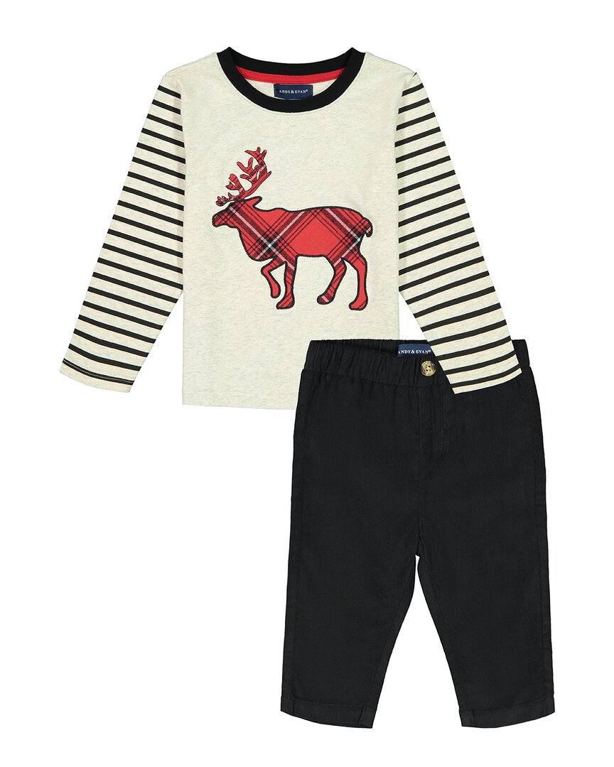 Image of Andy & Evan Pc T-Shirt & Corduroy Set