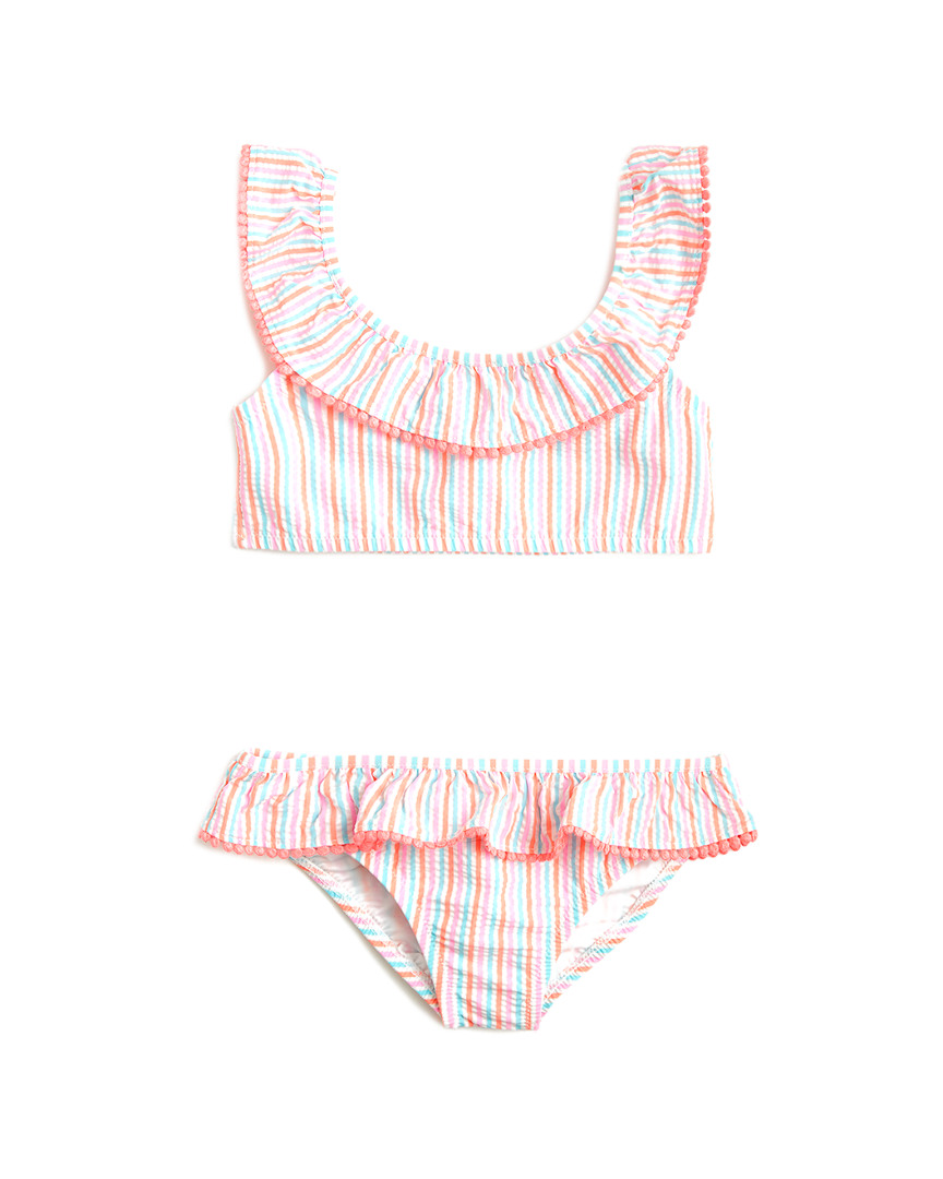 Image of crewcuts by J.Crew Pom Pom Ruffle Bikini