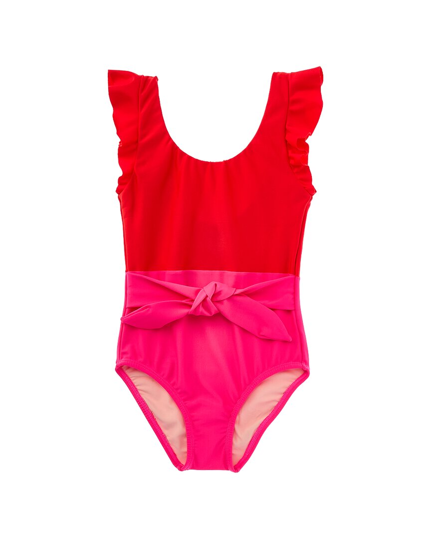Pq Swim Belted Knot One-piece In Pink