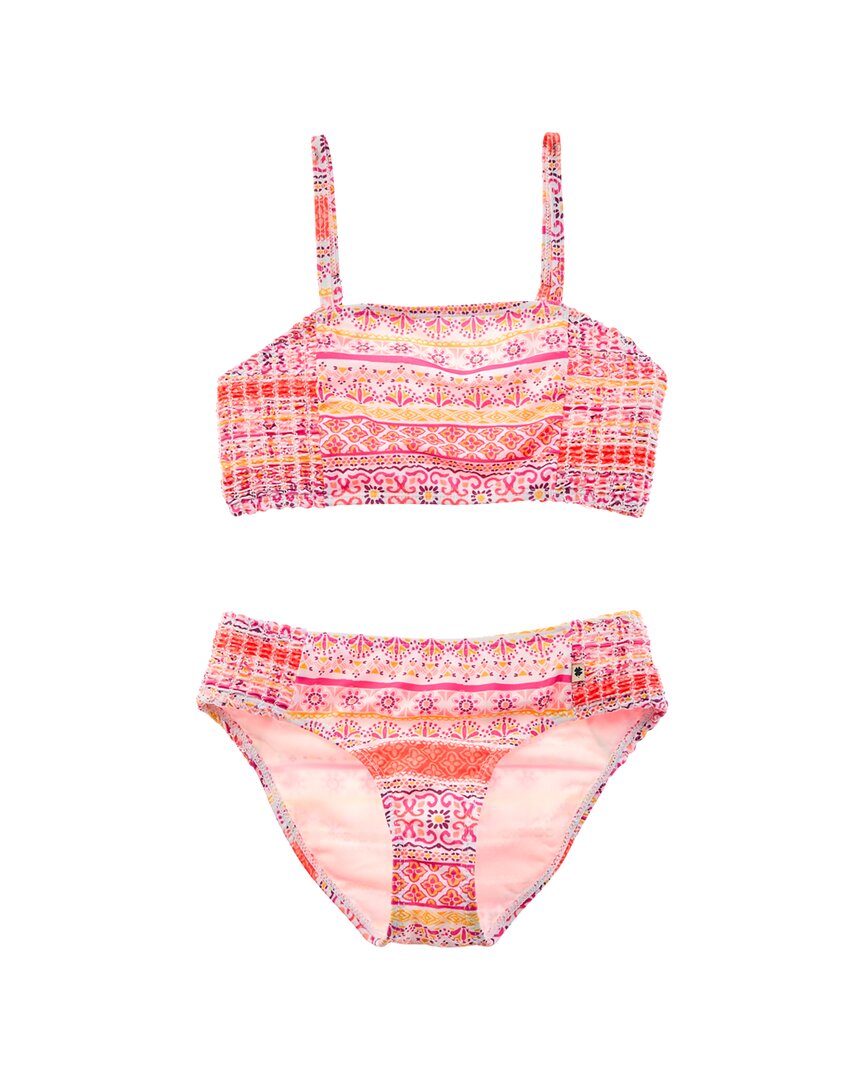 Lucky Brand Tile Print 2pc Bikini Set