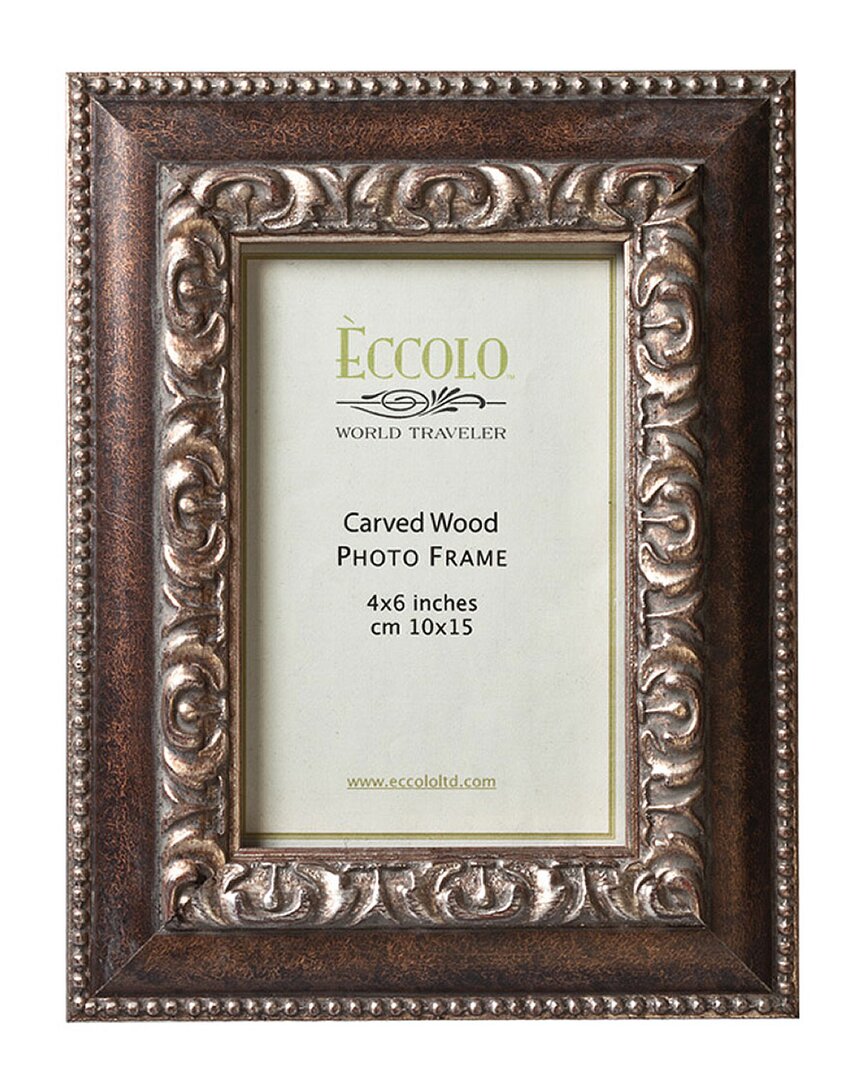 Eccolo Artistico Set Of 4x6 & 5x7 Frames In Brown