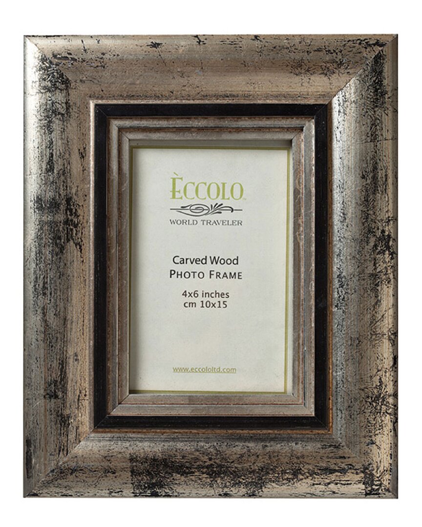 Eccolo Elegance Set Of 4x6 & 5x7 Frames In Brown