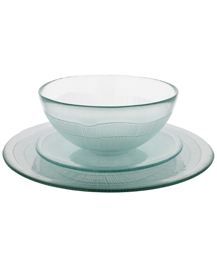 French Home Recycled Glass Dinner Set