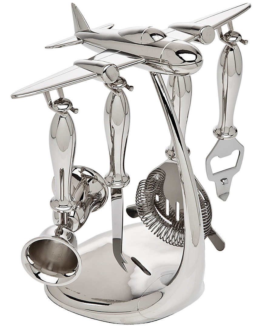Godinger Airplane 5 Pc Bartools