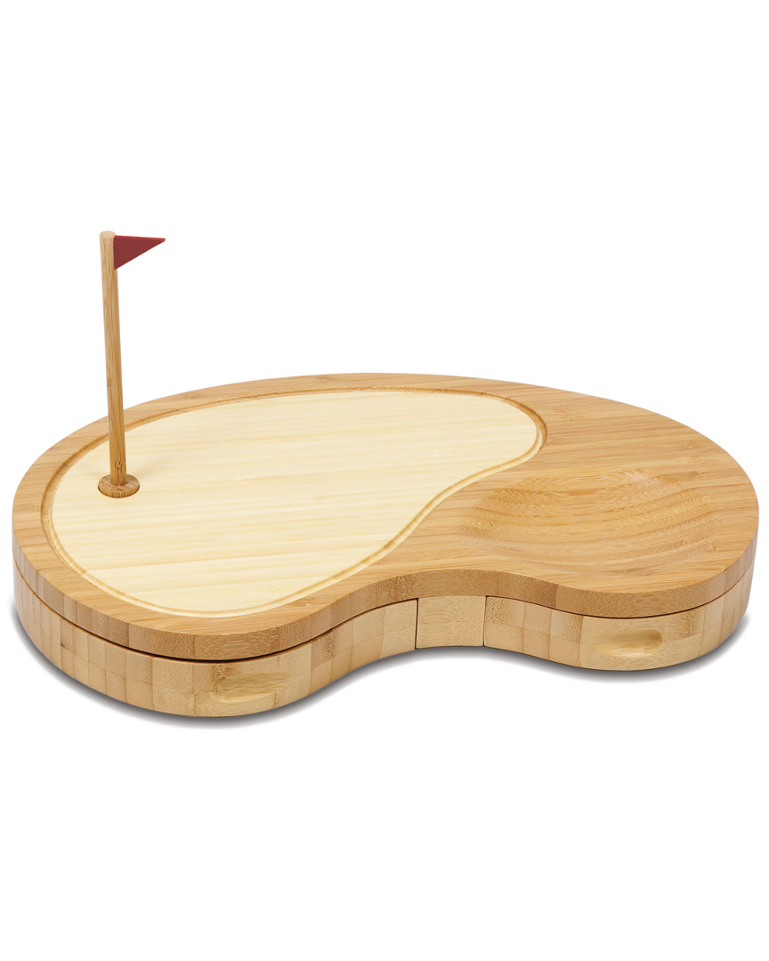 Picnic Time Sand Trap Cheese Board And Tools Set