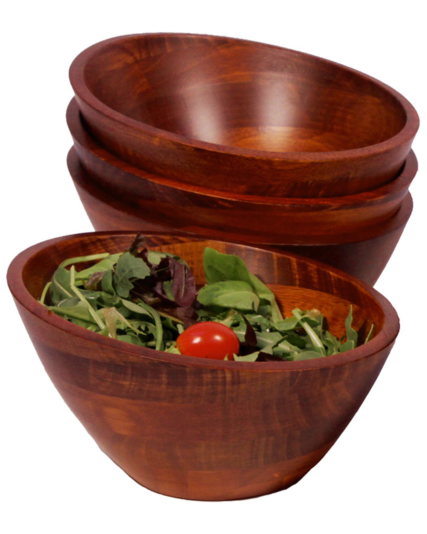 Woodard & Charles Set Of Four 7in Salad Bowls