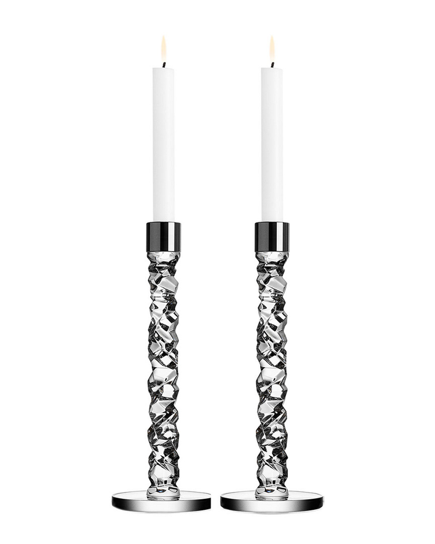 Shop Orrefors Carat Collection Candlesticks