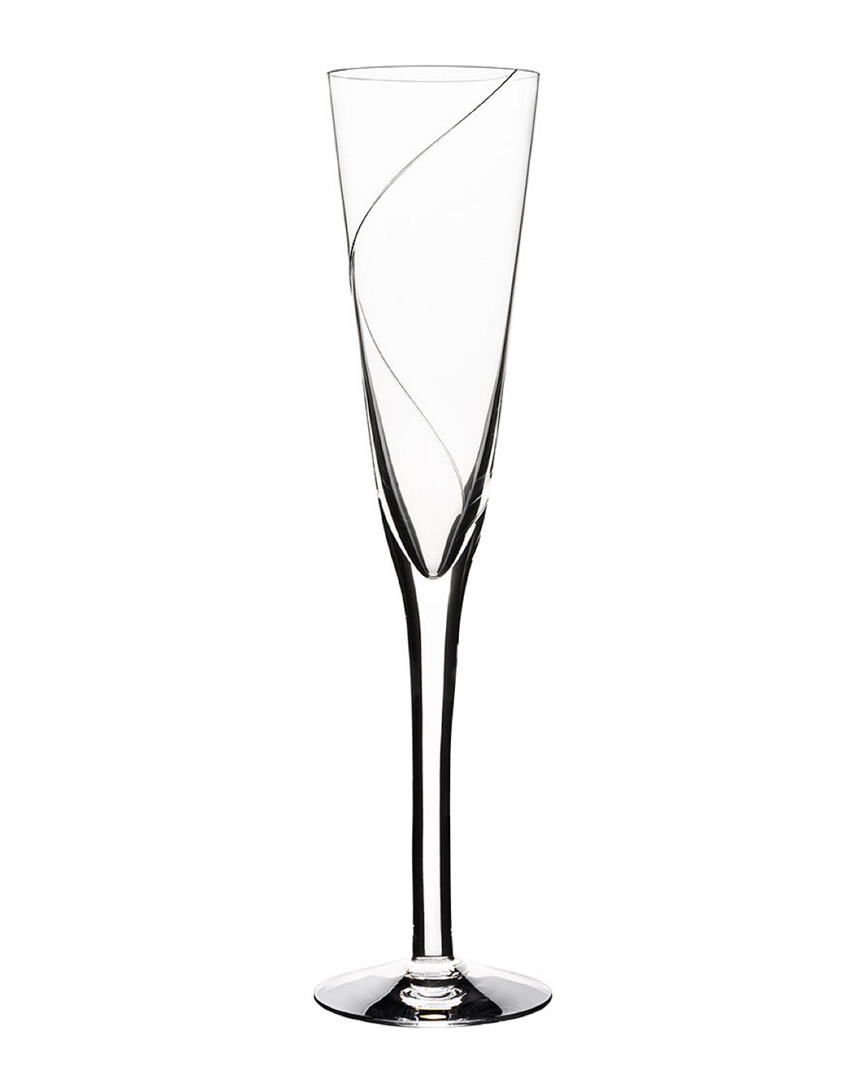 Kosta Boda Line Champagne Flute In Clear