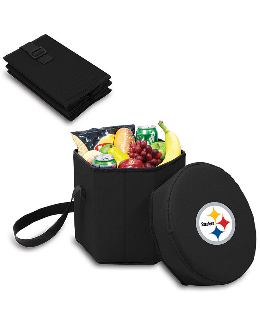 Picnic Time Pittsburgh Steelers 12qt Bongo Cooler In Multicolor
