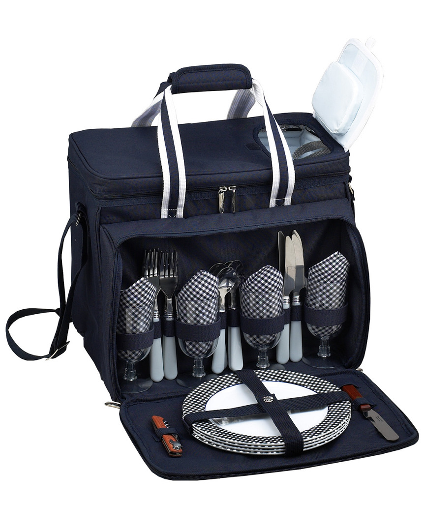 Picnic At Ascot Aegean Deluxe Picnic Cooler For 4