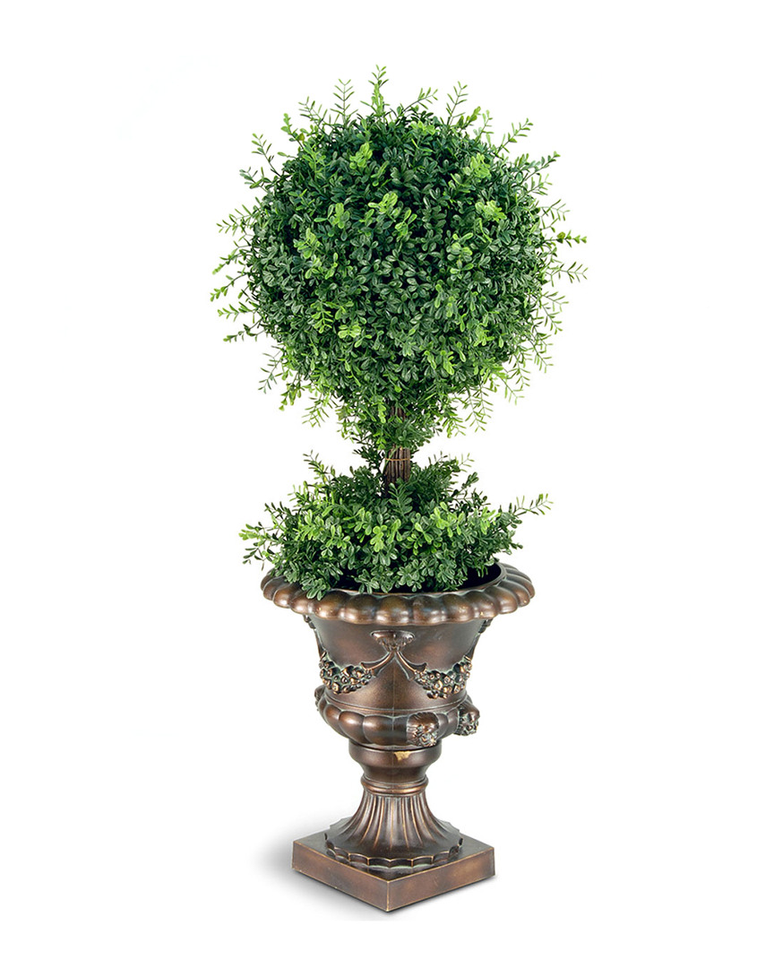National Tree Company 36in Mini Tea Leaf Topiary In Multicolor