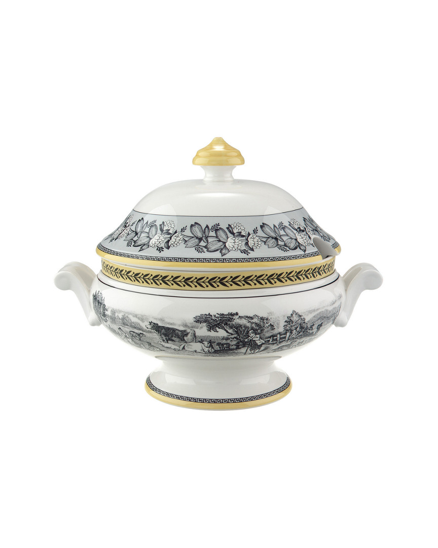 Villeroy & Boch Audun Covered Vegetable Dish, 64 Oz. In Yellow Multi