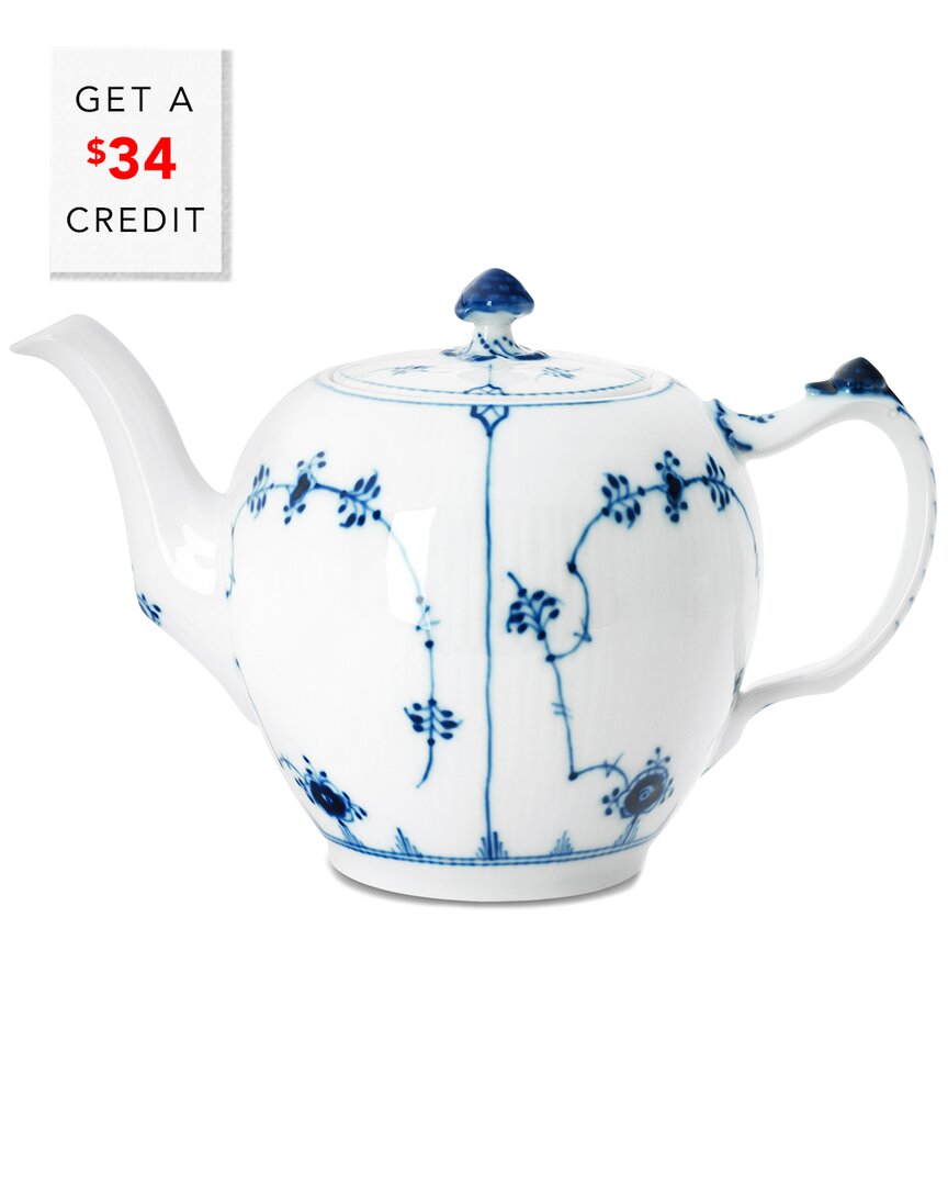 Royal Copenhagen Fluted Plain Tea Pot