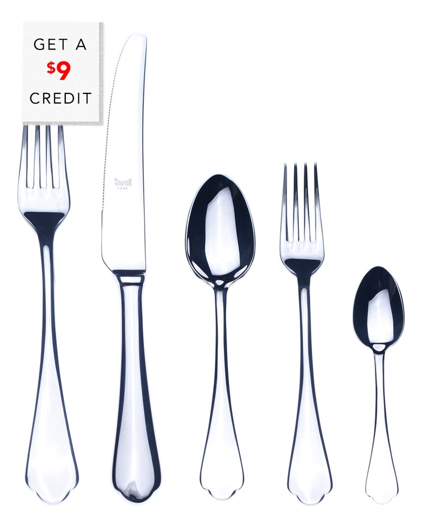 Mepra 5pc Flatware Set With $9 Credit