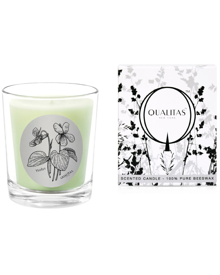 Qualitas Viole 6.5oz Beeswax Candle