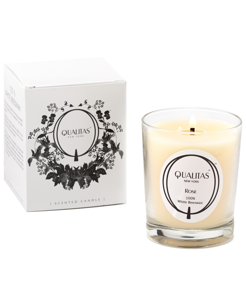 Qualitas Rose 6.5oz Beeswax Candle
