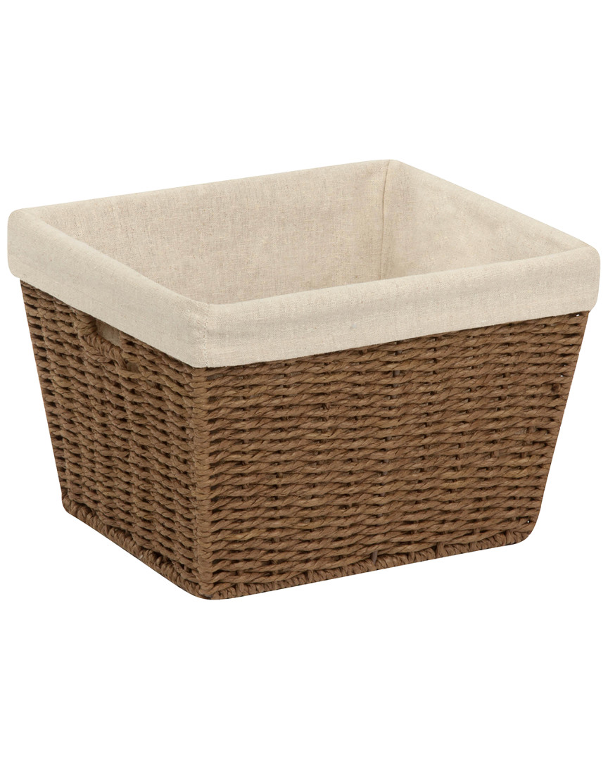 Honey-can-do Brown Woven Rope Basket