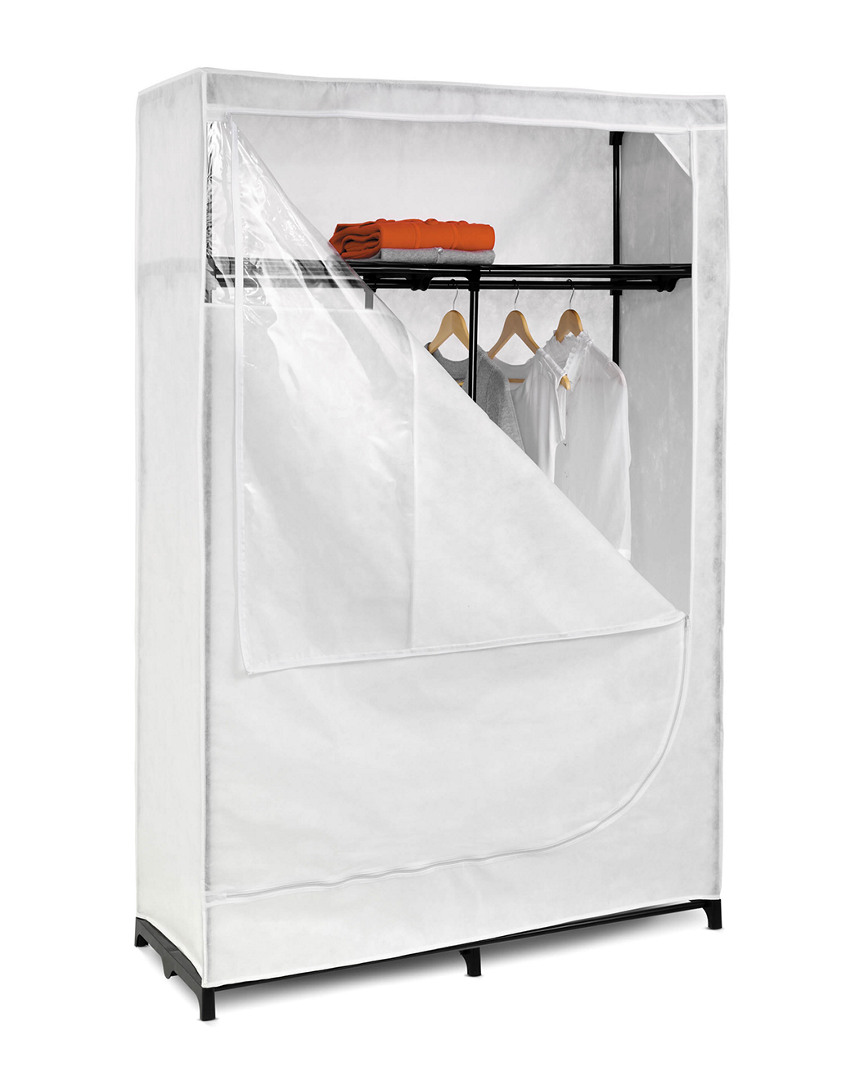 Image of Honey-Can-Do In Storage Wardrobe With Top Shelf