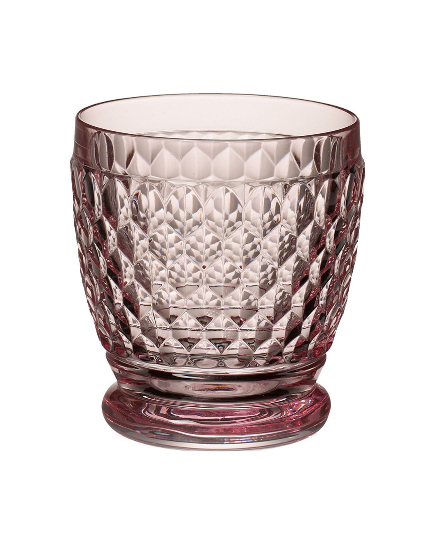 Villeroy & Boch Boston Colored Double Old Fashioned Tumbler In Rose