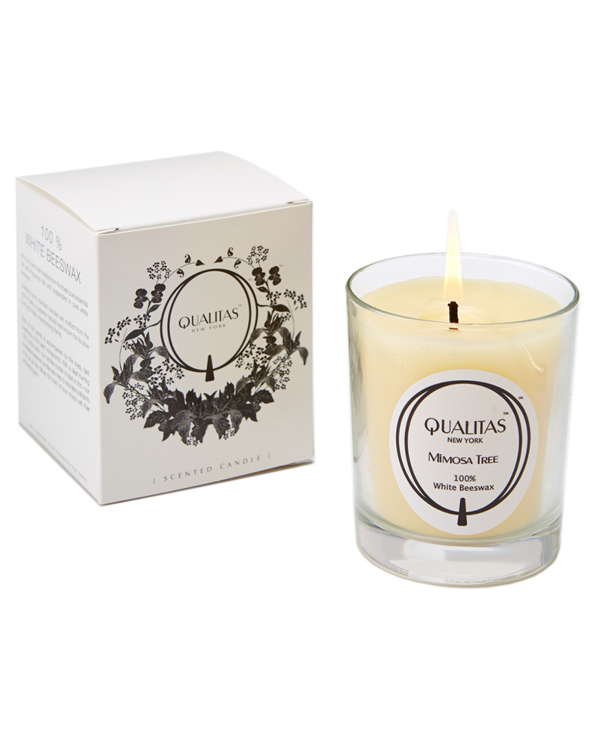 Qualitas Mimosa Tree 6.5oz Beeswax Candle