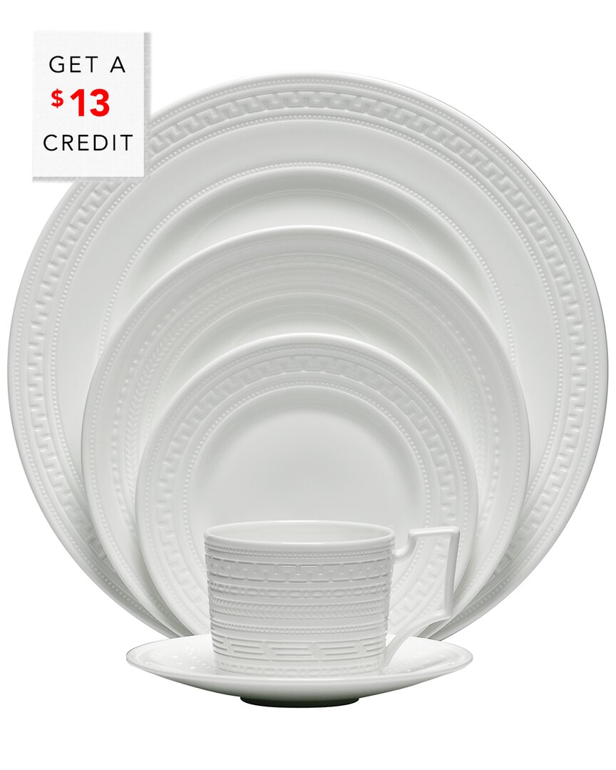 Wedgwood Intaglio 5pc Place Setting With $13 Credit In Nocolor
