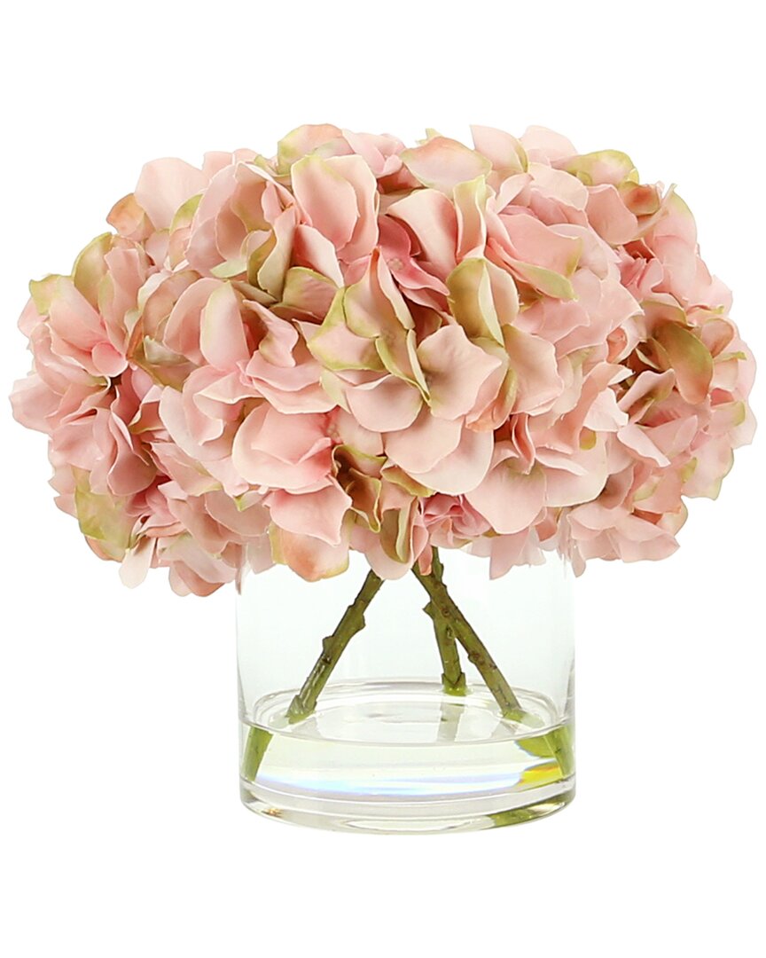 Creative Displays Lavender & Pink Hydrangea Floral Arrangement In Multicolor